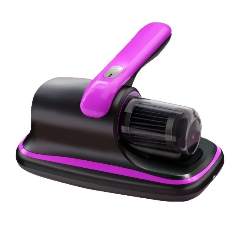 Cordless high-suction UV mattress cleaner with wireless charging for mites