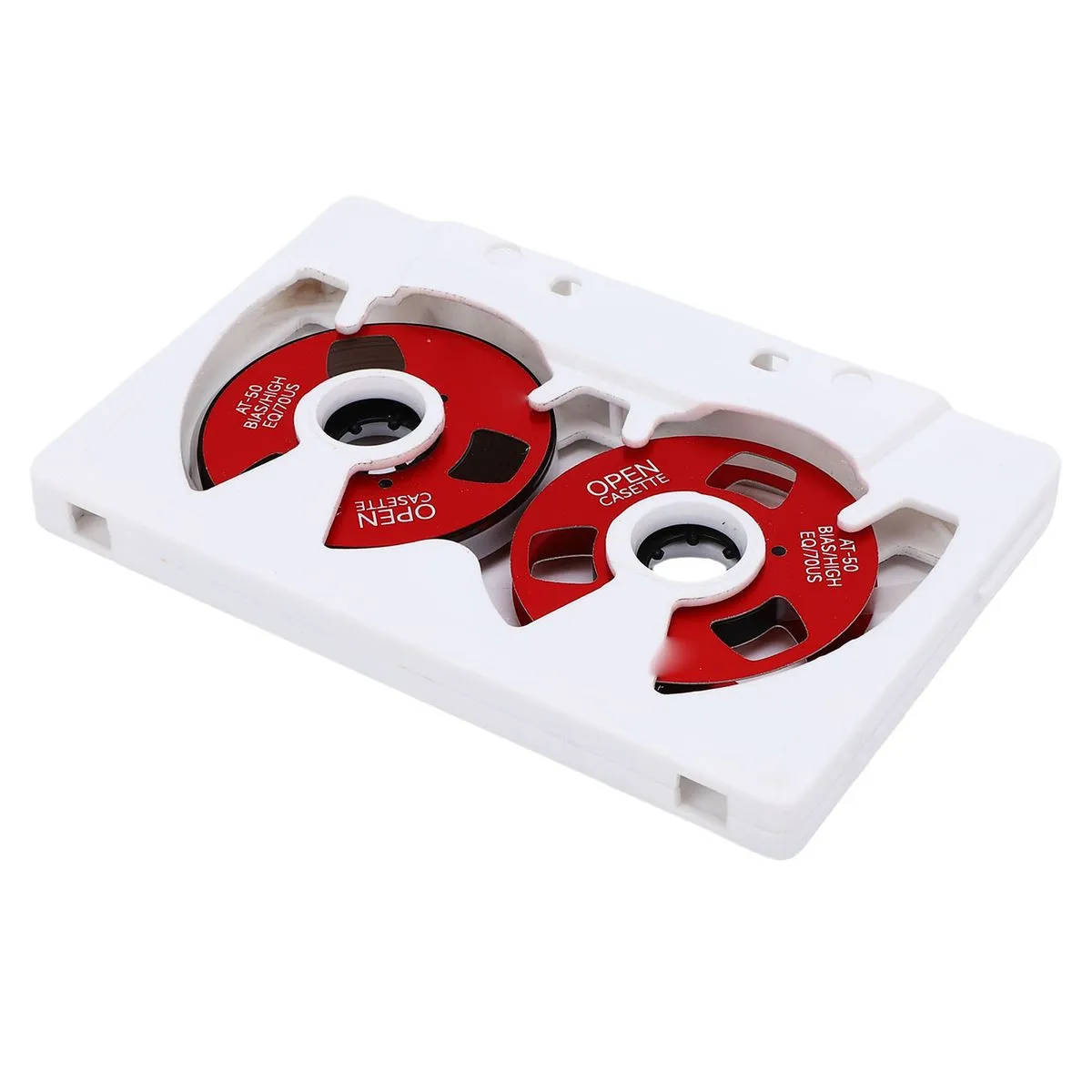 Double Sided Blank Cassette Tape 50 Min With Clear Box