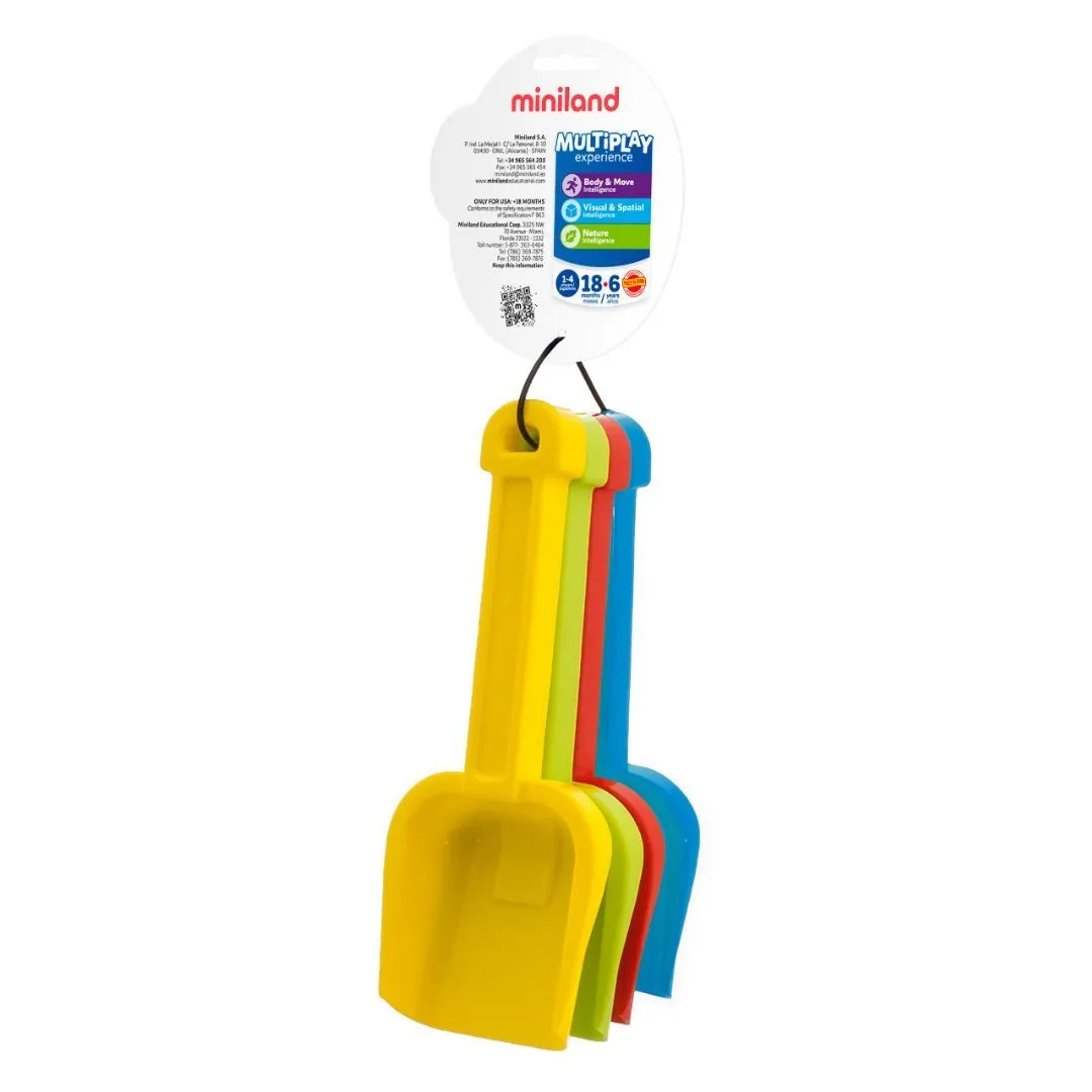 Miniland Assorted Spades Set (4 Piece)