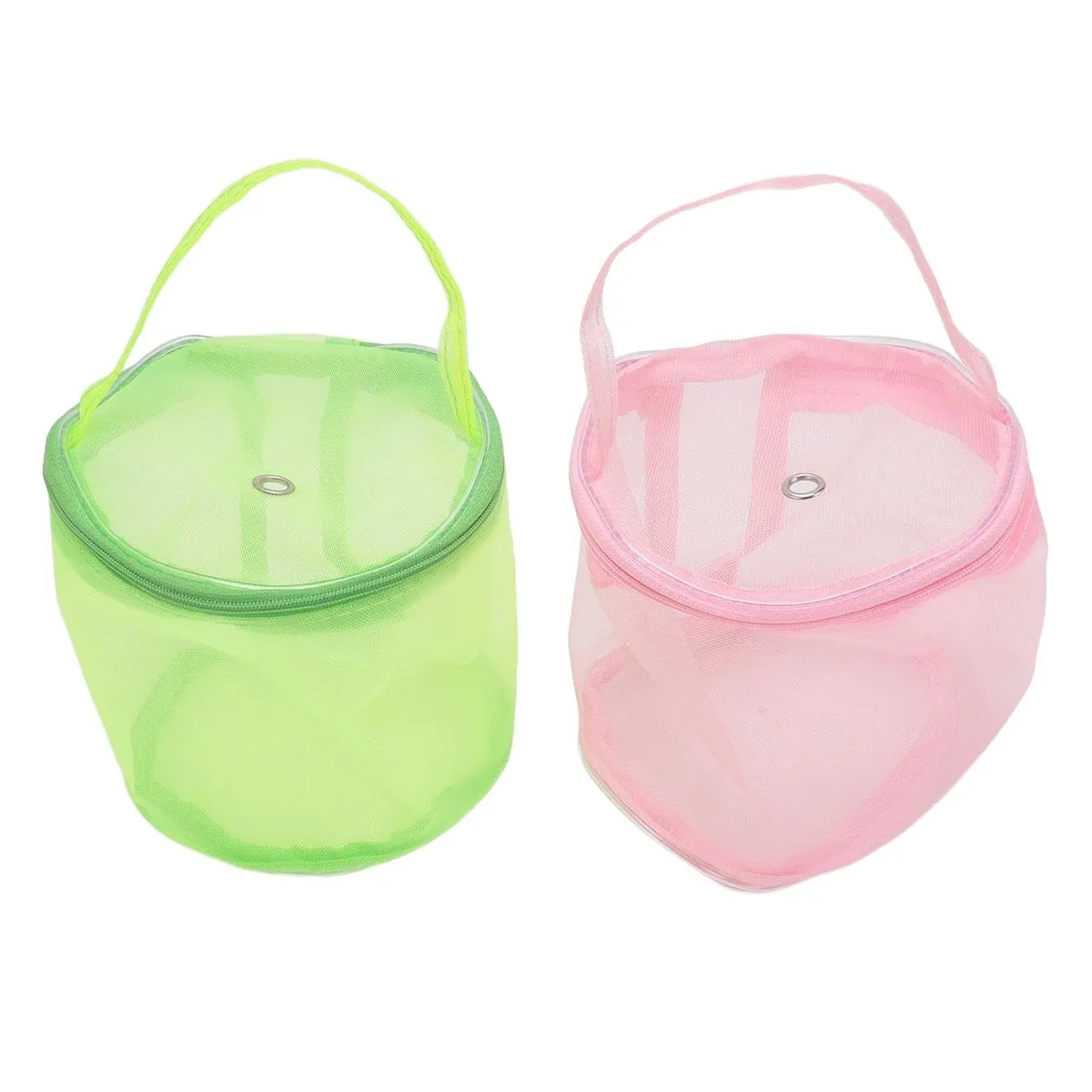 Yarn Storage Bag Round Mesh Knitting Organizer