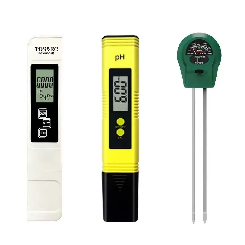 TDS Test Pen, pH Meter & Soil Tester Set