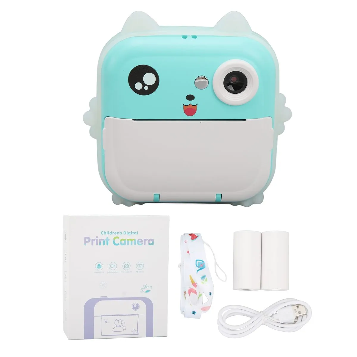 Kids Instant Print Camera - Blue 24MP