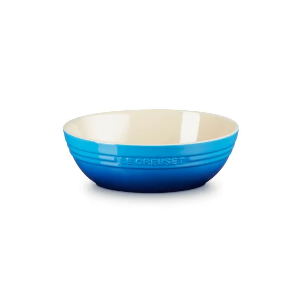Le Creuset Stoneware Oval Serving Bowl - 3.2L - Azure