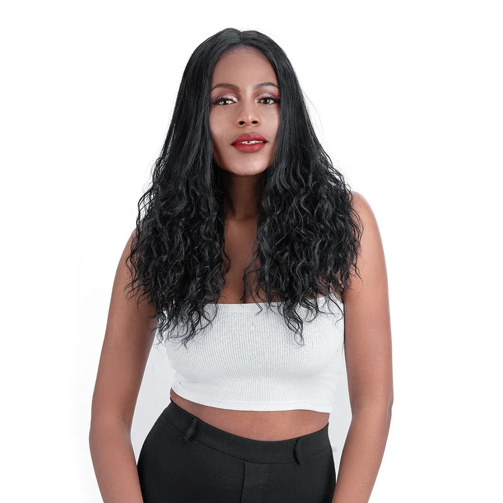 Wigs Magic Long Size Synthetic Hair Lace Front And Parting Wig Zachary - COLOR 1B