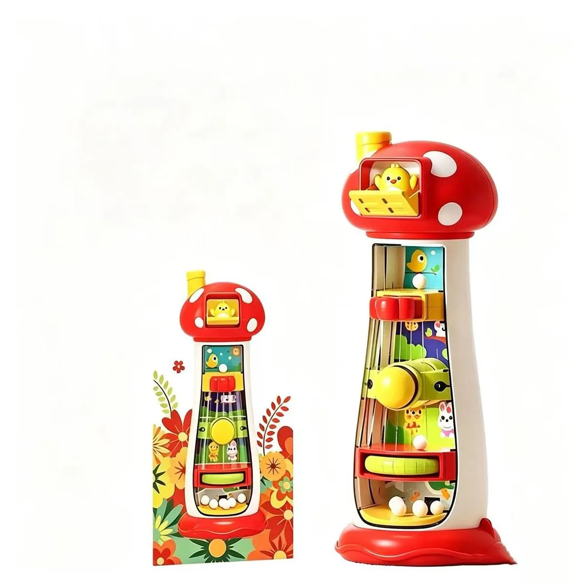 Mushroom House Ball Track Activity Cube Toddler Multi-Sensory Educational
