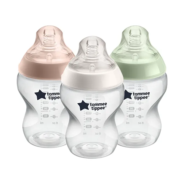 Tommee Tippee - Closer to Nature Baby Bottles - 260ml 3 pack - Neutral