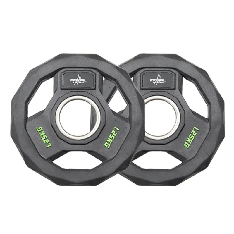Premium Rubber Olympic 20kg Weight Plates - Stainless Steel Ring
