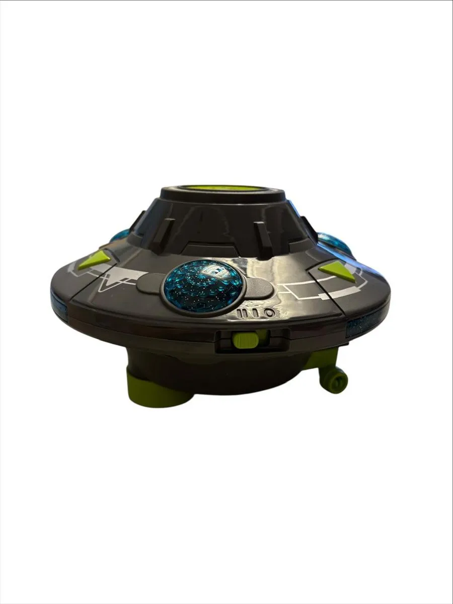 Intelligent Obstacle-Avoidance UFO Bubble Flying Disc - Grey