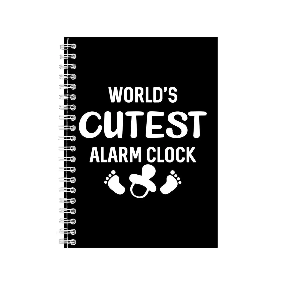 Cutest Alarm Gift Idea A5 Notepad Baby Themed Adorable present 302