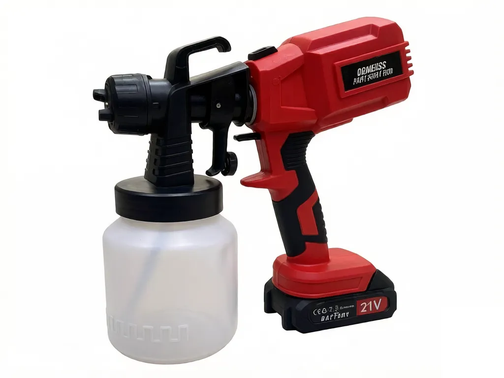 21V Cordless Lithium-ion Electric Spray Paint Gun