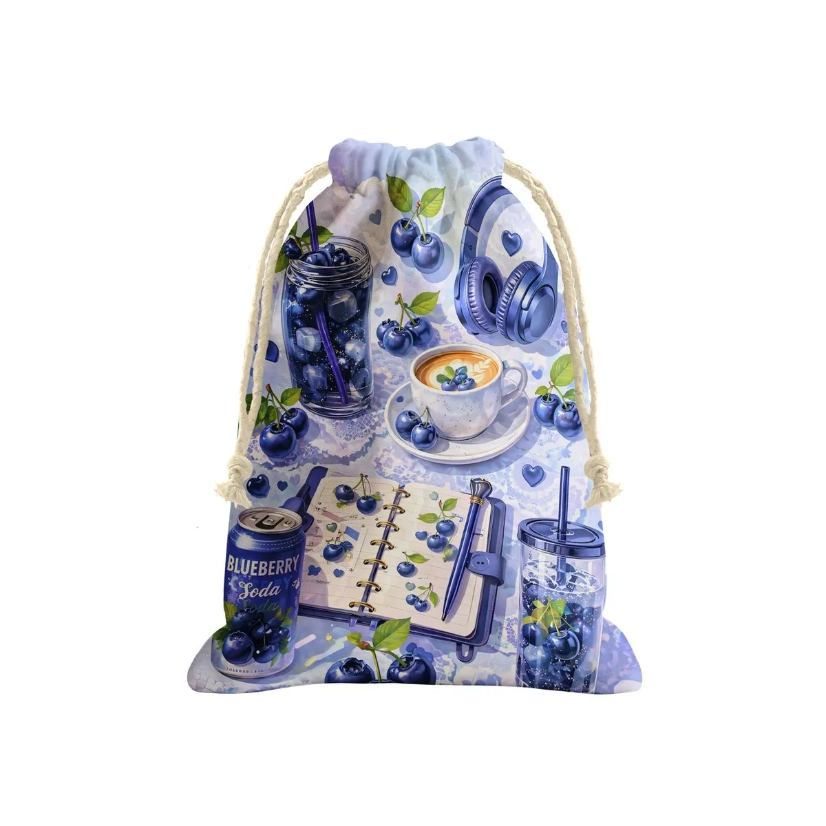 Blueberry Gift Bag (Set of 2)