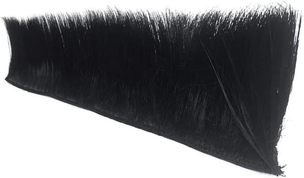 Mohawk Sticky Hook and Loop For Helmets - Black