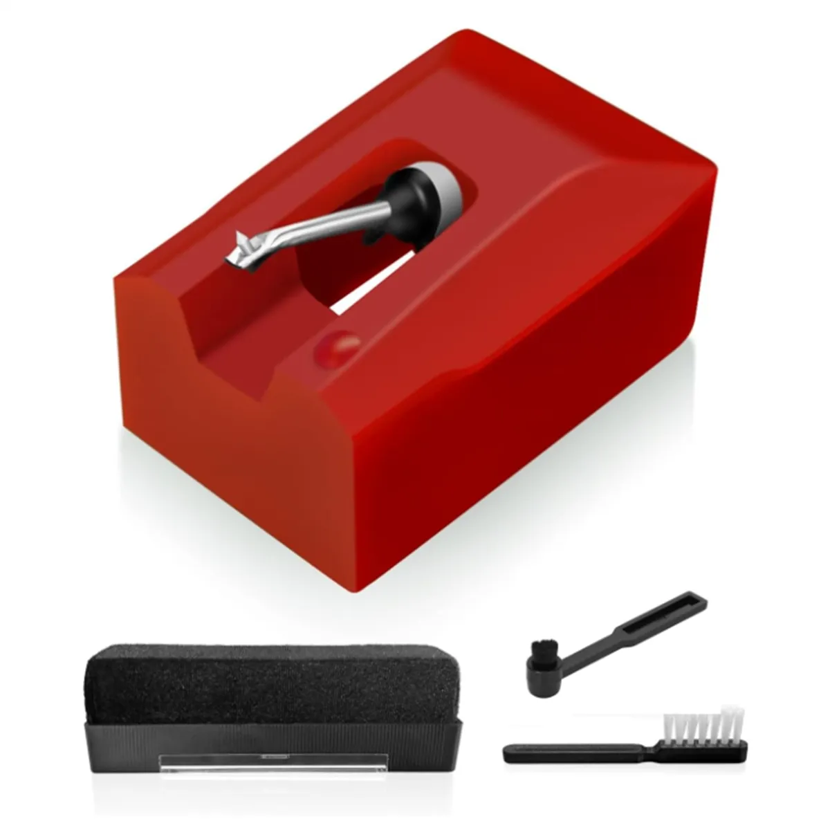 Atn95E Stylus For Audio-Technica At93 Turntable Record Needles Red