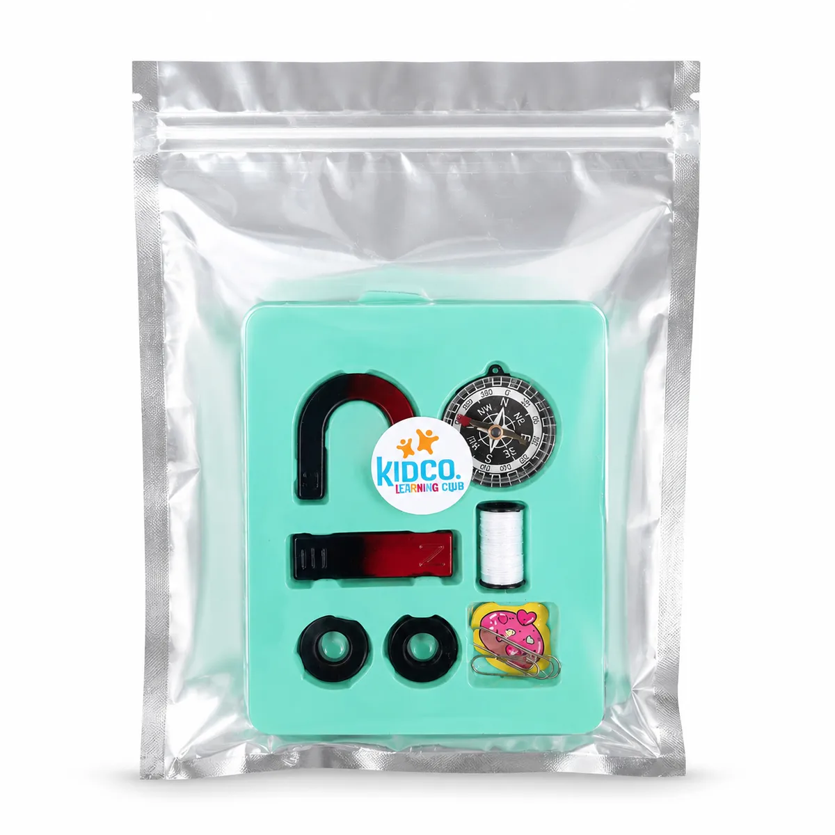 KidCo STEM Magnetism & Compass Exploration Kit | Hands-On Science Pack