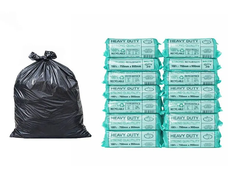 Heavy Duty Black Bin Bags - Strong Rubbish Bags