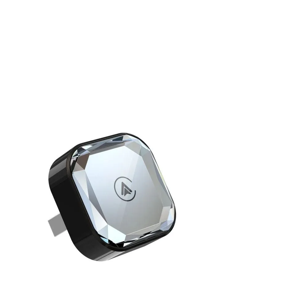 2-in-1 Wireless CarPlay Adapter with Cooling Vents - Black