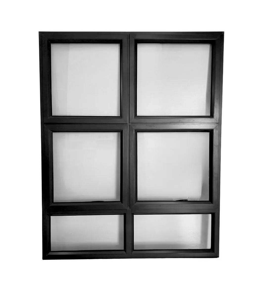 Aluminium Window 1200 x 1500 P4T1215 - Black