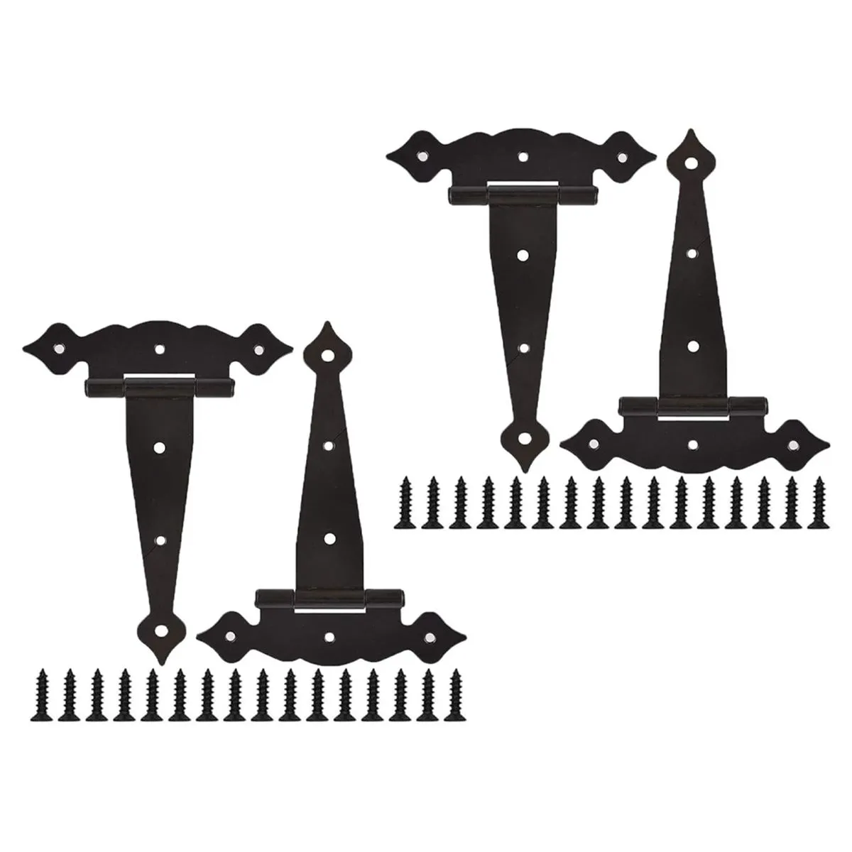 Heavy Duty Gate Hinges 8Inch Strap Hinges Shed Door Hinges