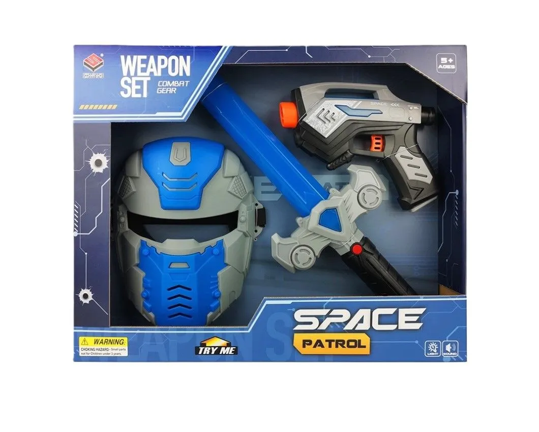 Space Patrol Weapon Set with Helmet