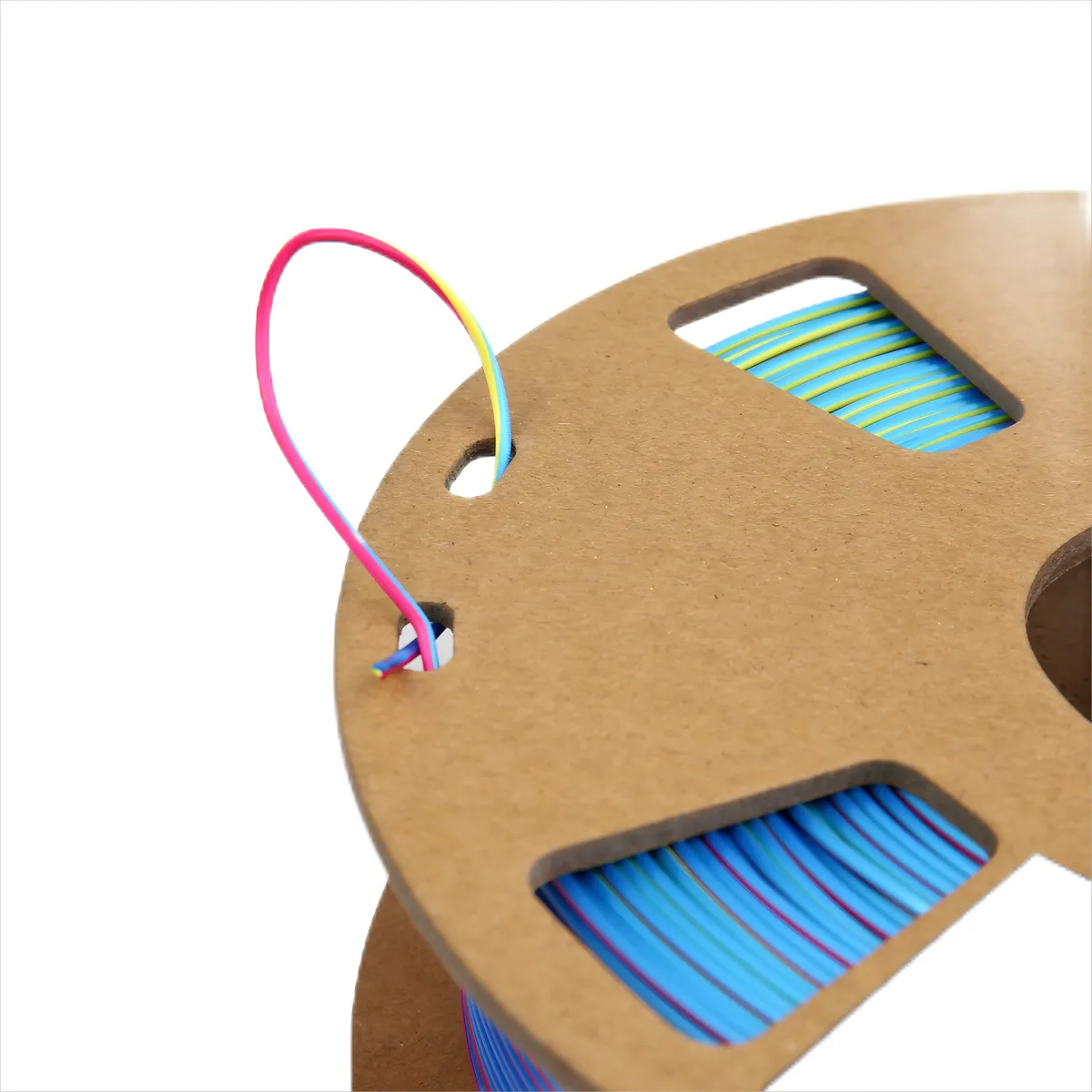 Artillery PLA Silk Filament Tri-Color - Blue Yellow Fushia