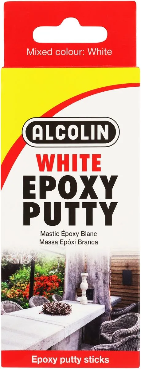 Alcolin Epoxy Putty White - 2 x 60g