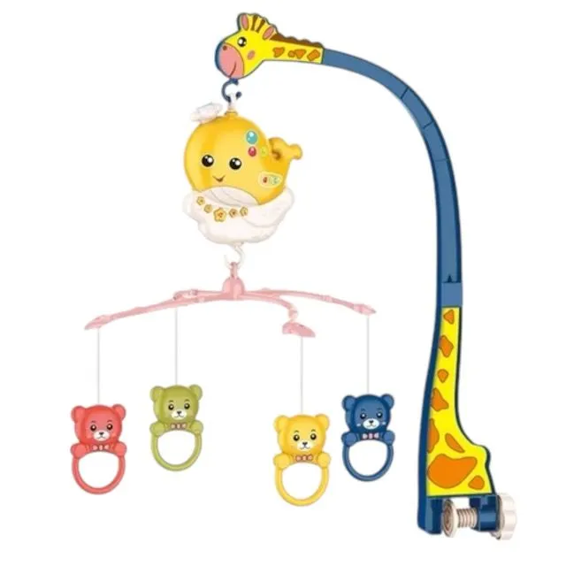 Remote Control Baby Bedside Bell/Cot Mobile with Multiple Play Modes
