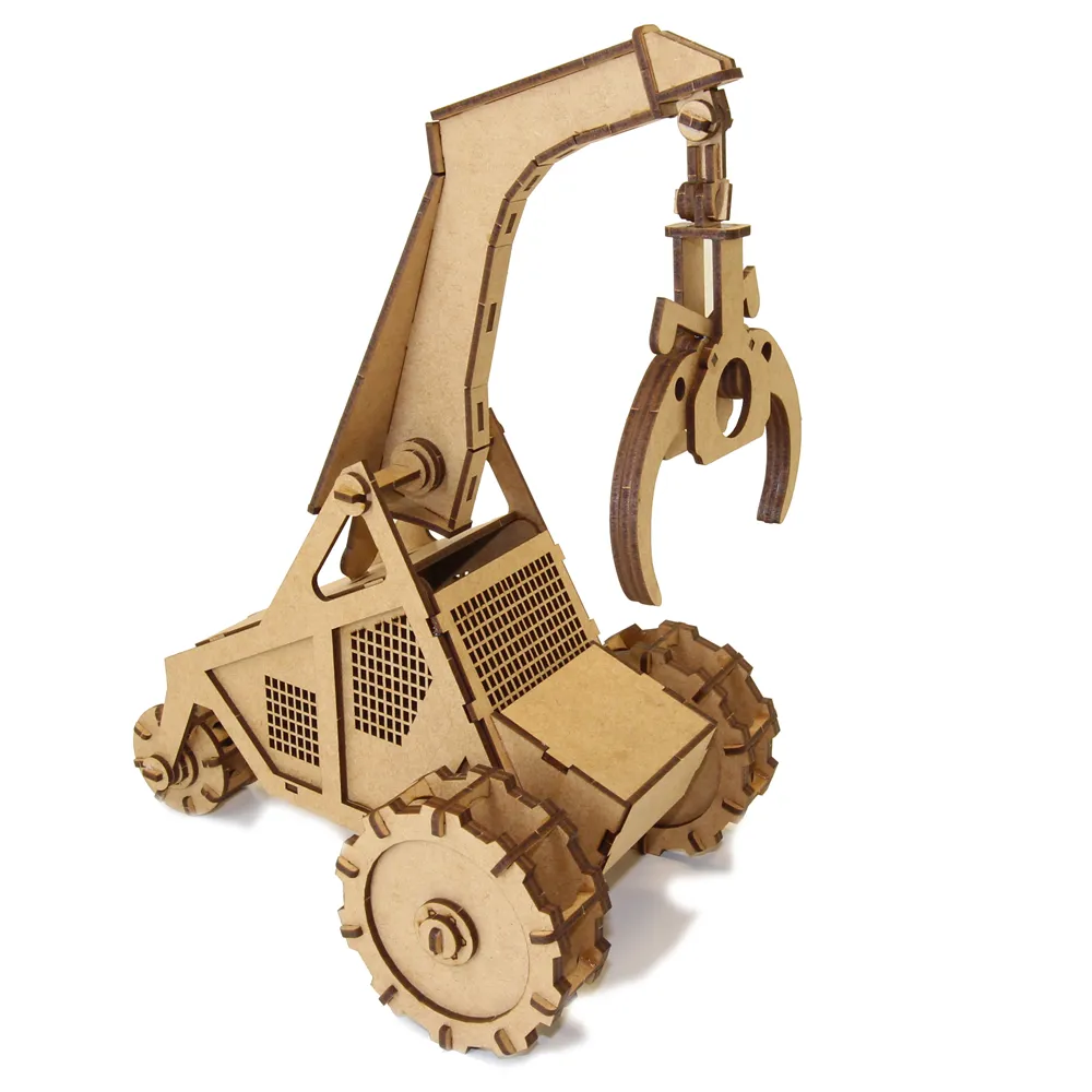 Wow We - 3D Wooden Model - Crank Logger