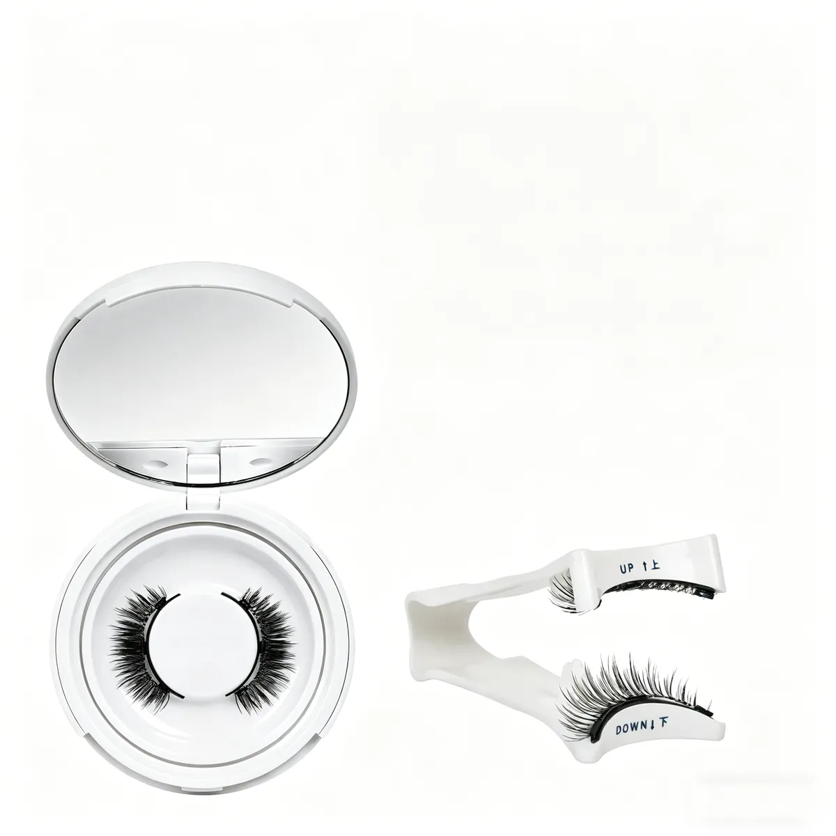 Magnetic Eyelashes Set with Tweezers - No Glue Needed