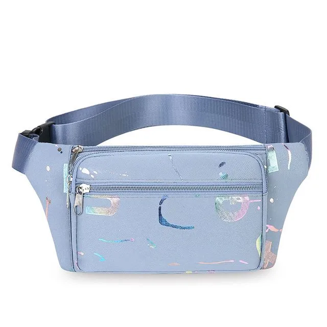 Outdoor waist bag Running Travel Workout Waist Bag - Blue