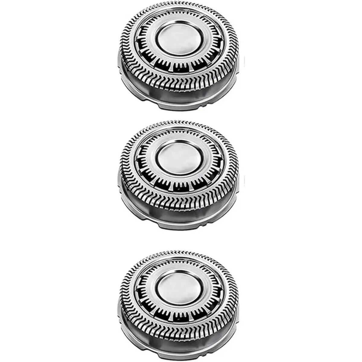 3 Piece Electric Shaver Replacement Heads Daily Shaving Set