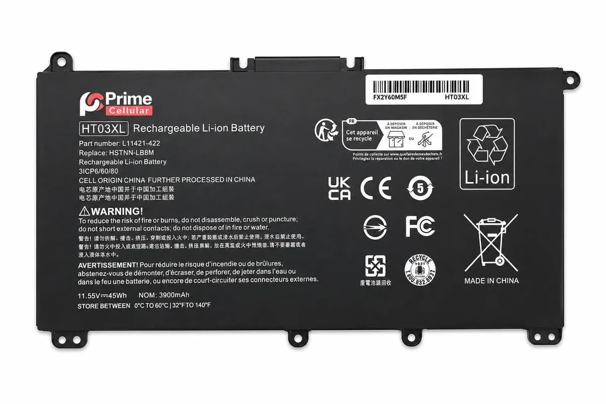 Replacement Laptop Battery with Compatible HP HT03XL 240 G7, 245 G7, 250