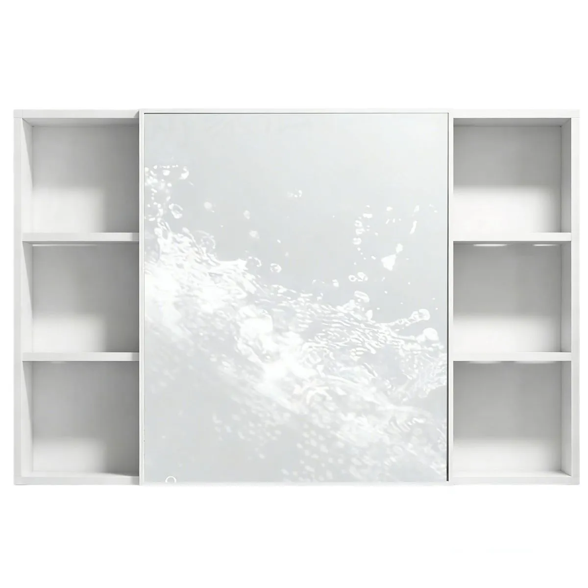 35"Bathroom Mirror Medicine Wall-Mounted Vanity Storage Cabinet With Mirror