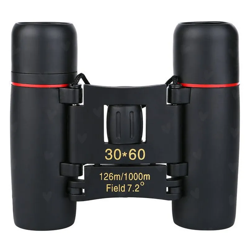 Portable Binoculars 30x60 Zoom Wide View Angle Folding Binoculars Telescope