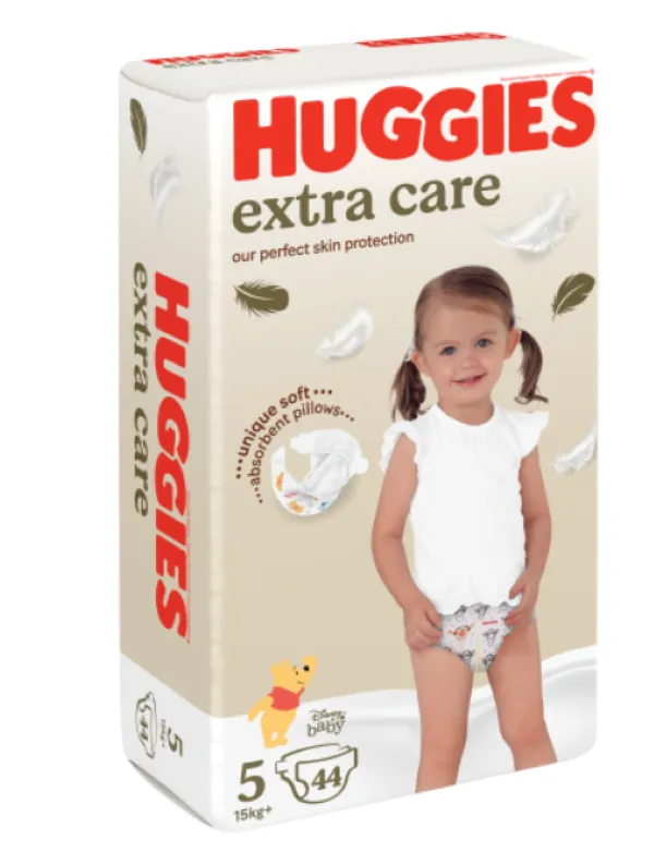 Huggies Extra Care Nappies Size 5 44's