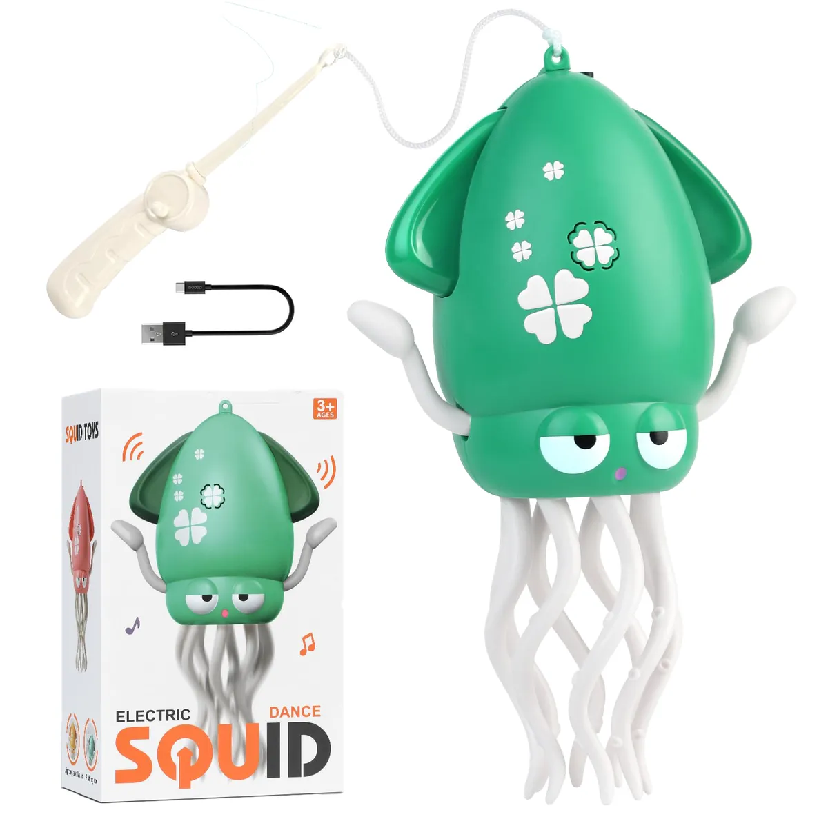Dancing Music Octopus Baby Toys with Lights & Music Baby Interactive Toy