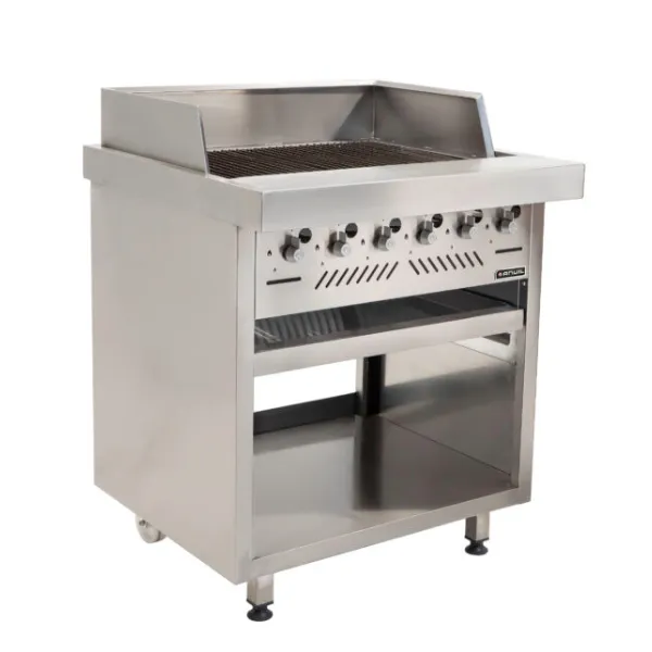 Gas Griller Anvil - 6 Burner Radiant - Free Standing