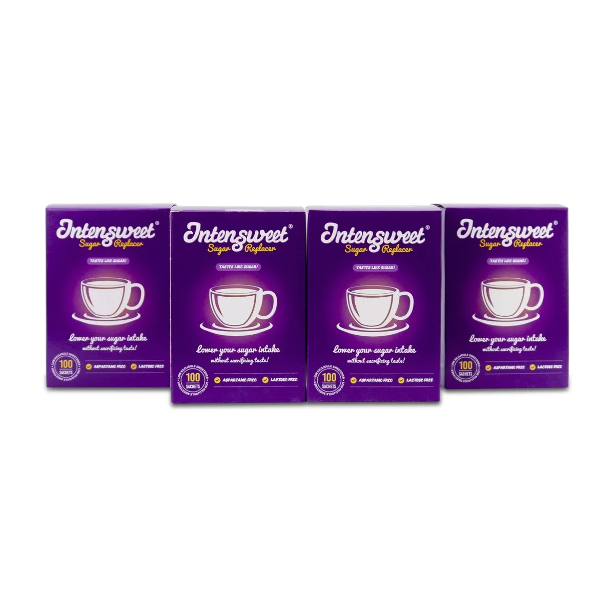 Intensweet Aspartame-Free Sweetener - 4 x 100 Sachets - Bulk Pack