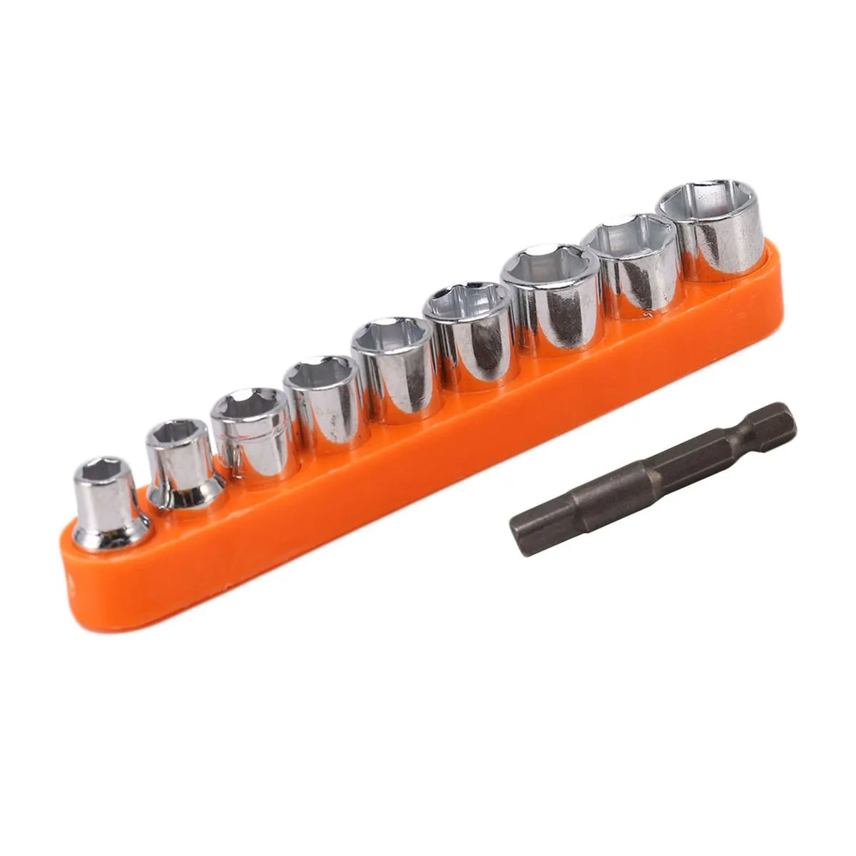 Hand Tools 9Pcs /10Pcs 1/4 Inch Drive Hex Bit Socket Wrench Set