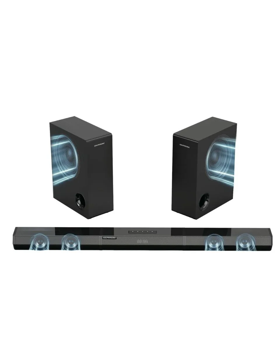 Supersonic 2.2 280W Double Subwoofer Ultra Bass Quantum Soundbar 215A