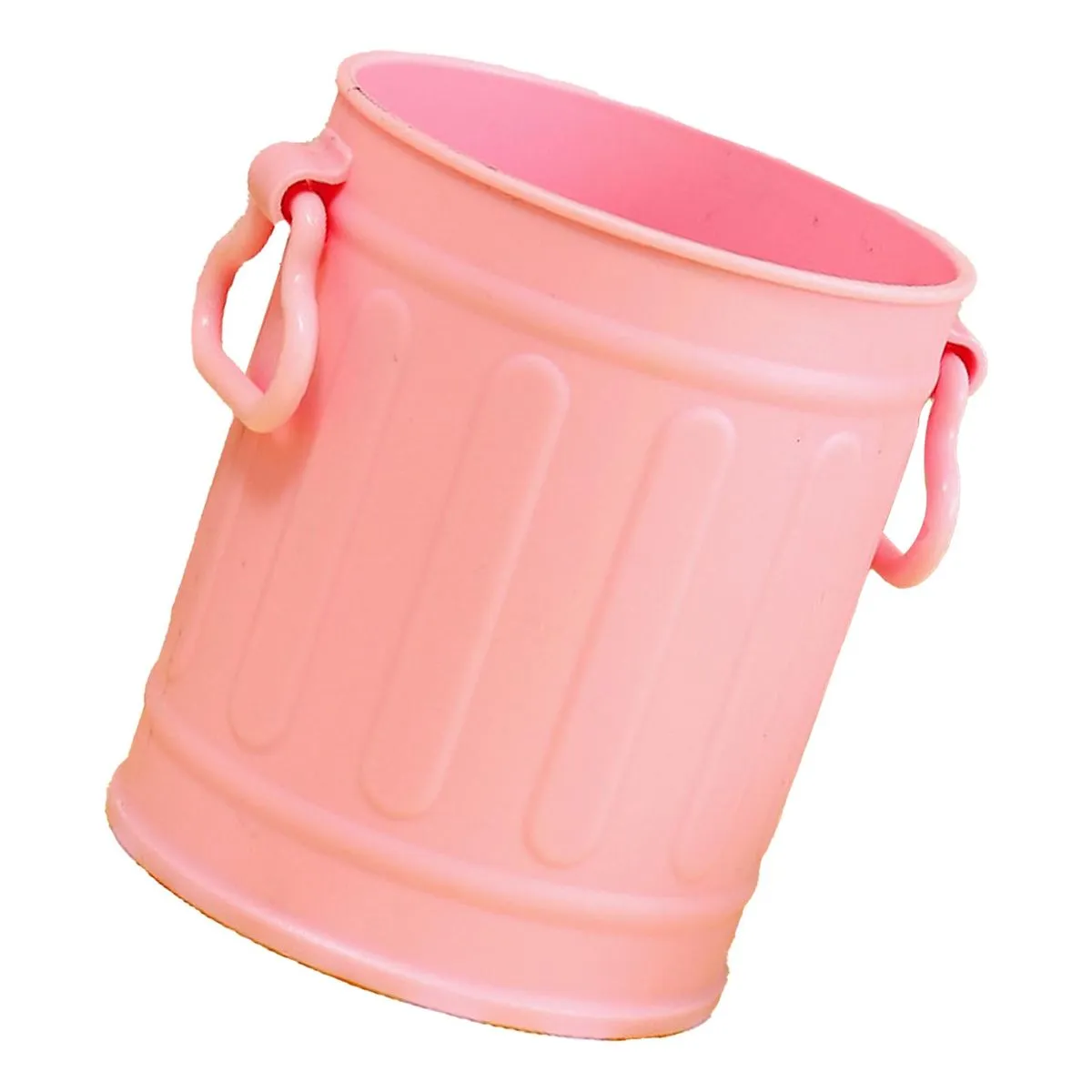 Cute Pink Plastic Pen Holder Large Capacity 50g Convenient Storage