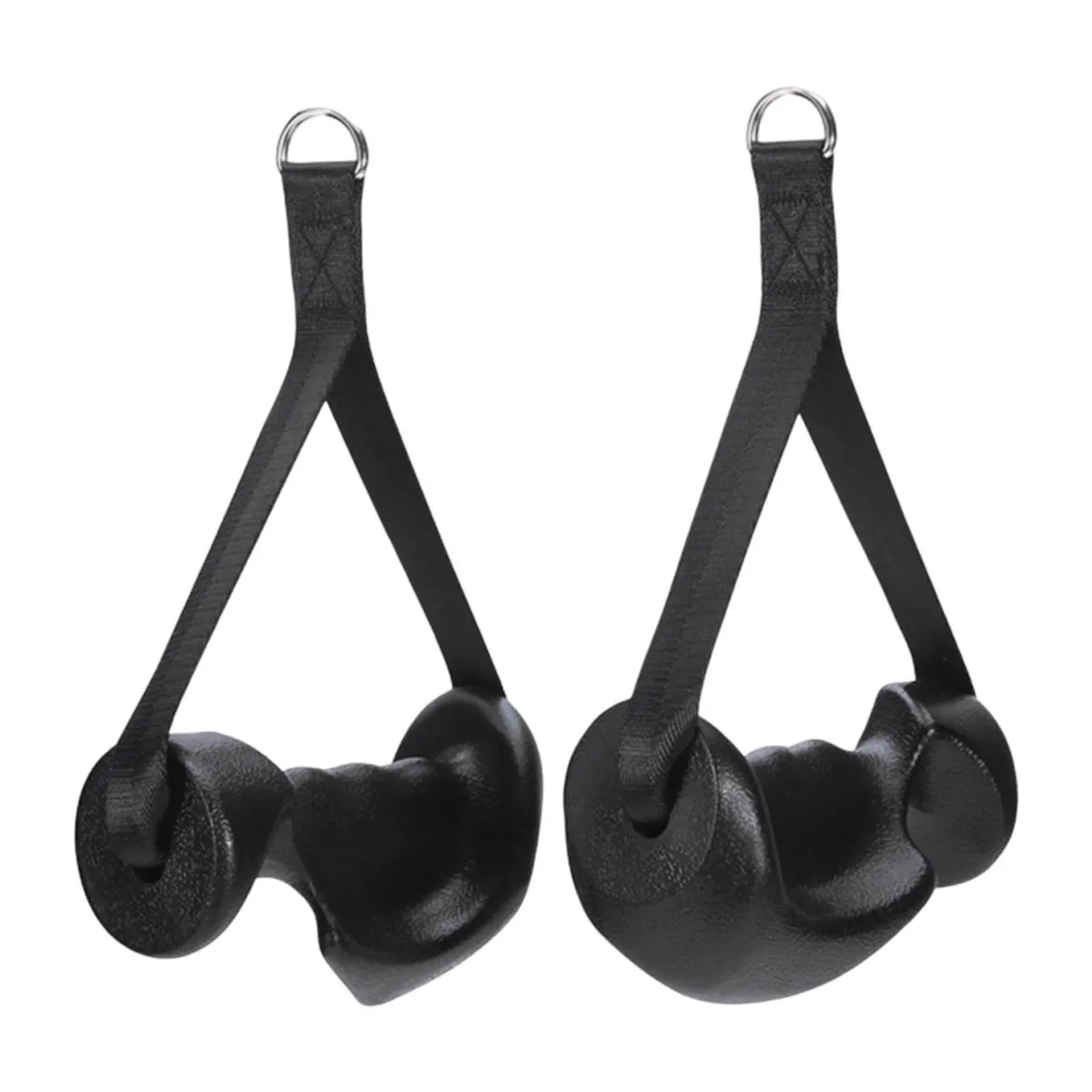 2 Pieces Cable Machine Handles Attachments for Bodybuilding Gym Use