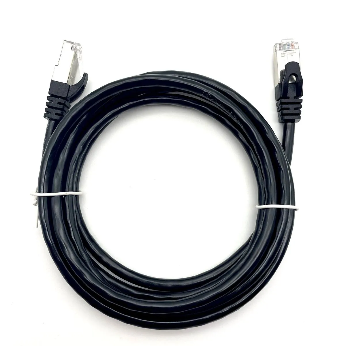 Cat 6 Ethernet Cable Flat Long High Speed Network Cable Rj45 Connectors 5M - Black