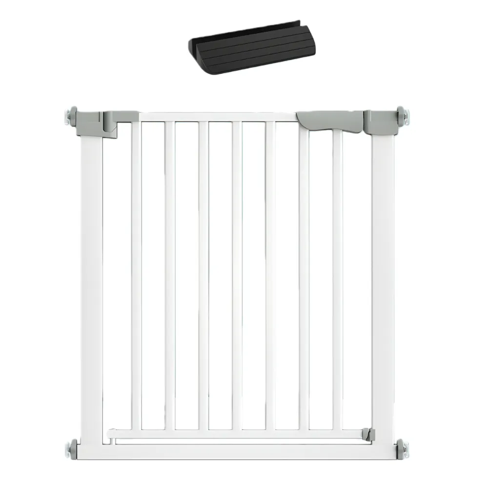 Arfast-Pressure Fit Metal Baby Safety Gate for Stairs /Doorways With Paddle
