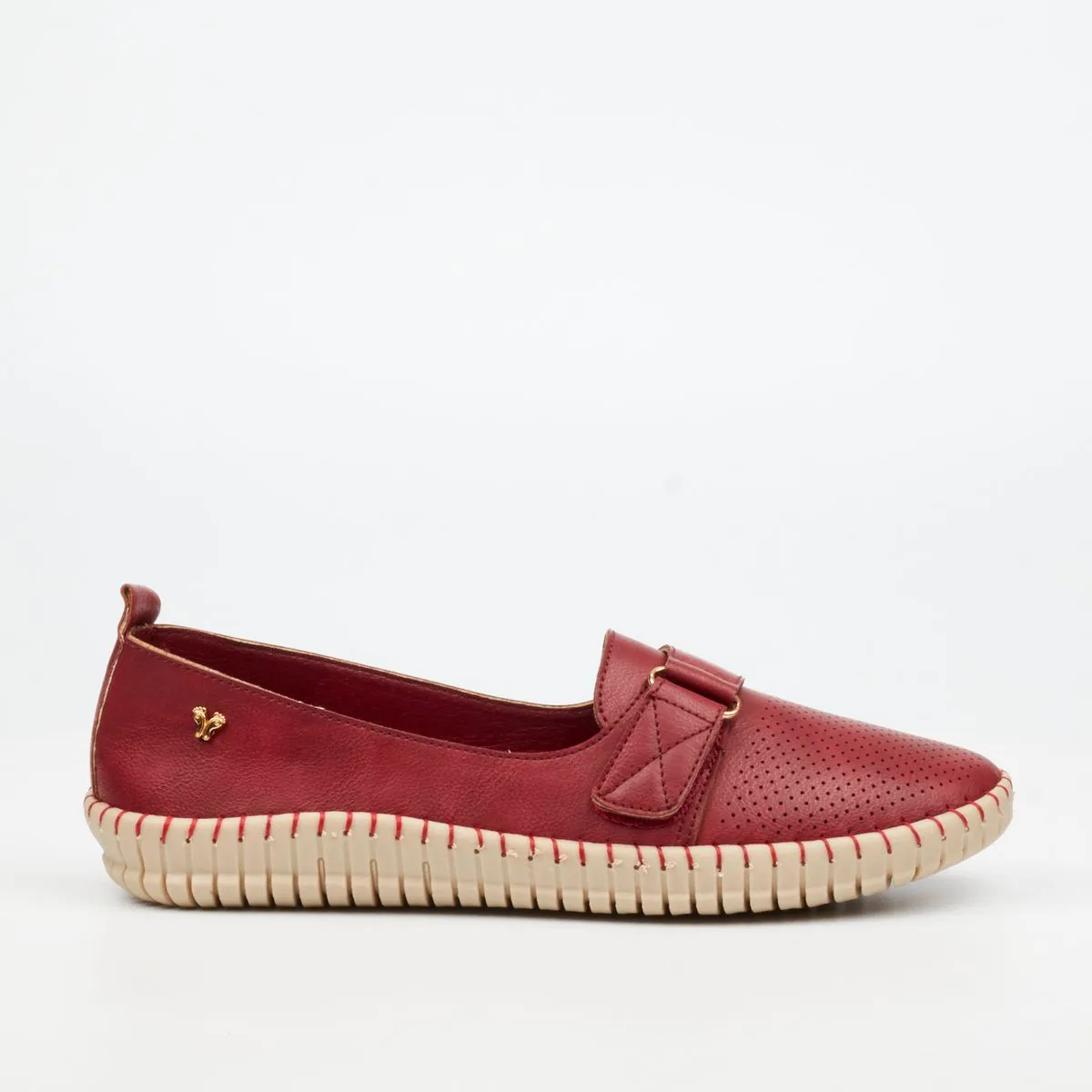 Butterfly Feet Dayna 5 Burgundy Women Faux Leather Pumps