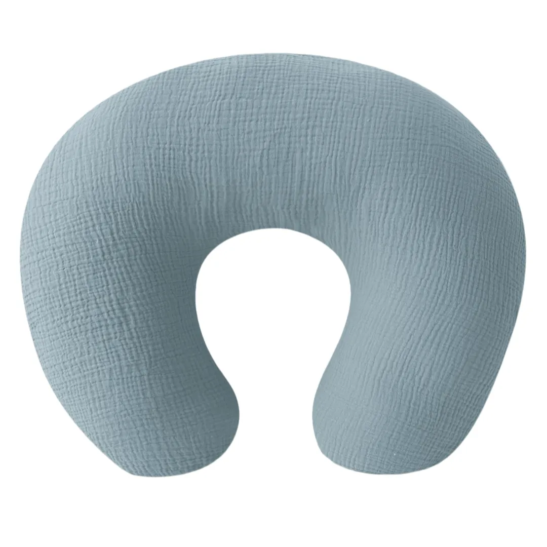 Kingdushi Muslin Nursing Pillow Covers, Cotton Soft Slipcovers For Babies