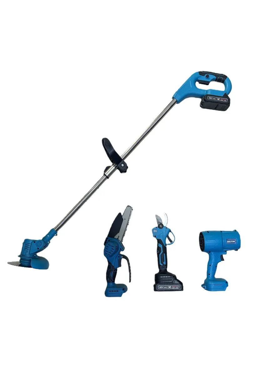 48V power tool set (4 pieces), suitable for gardens and patios