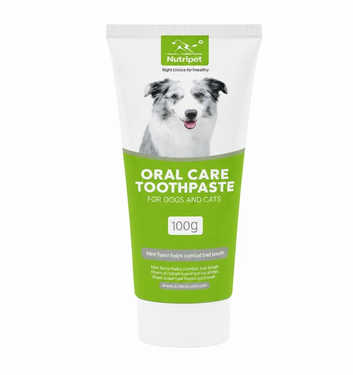 1 Pack Pet Toothpaste Beef Flavour Oral Care Dog Cat Toothpaste