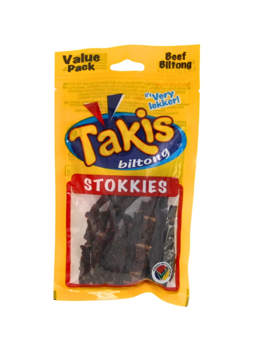 Takis Biltong Value Pack - Stokkies- Beef - 20 x 80g - Bulk Pack