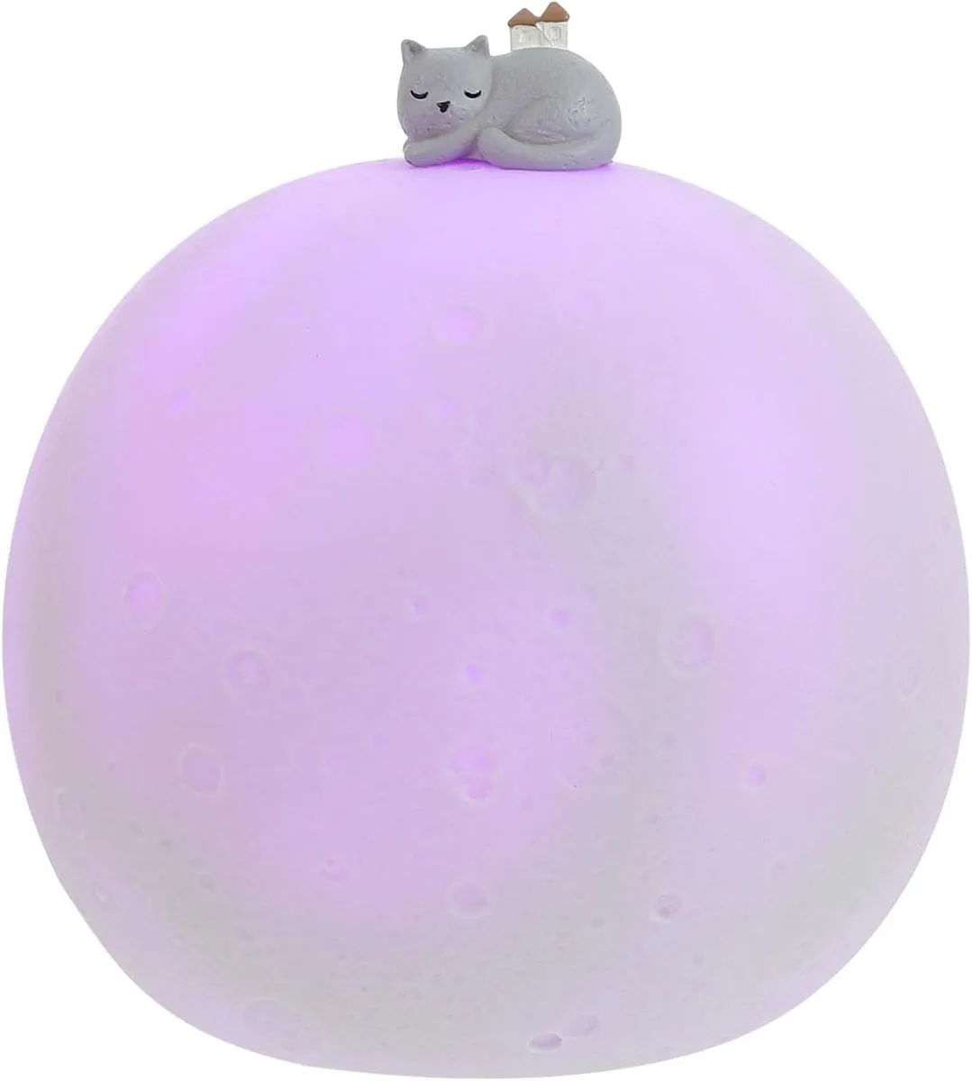 Rechargeable USB Moon Night Lamp, Small Color Changing Touch Control