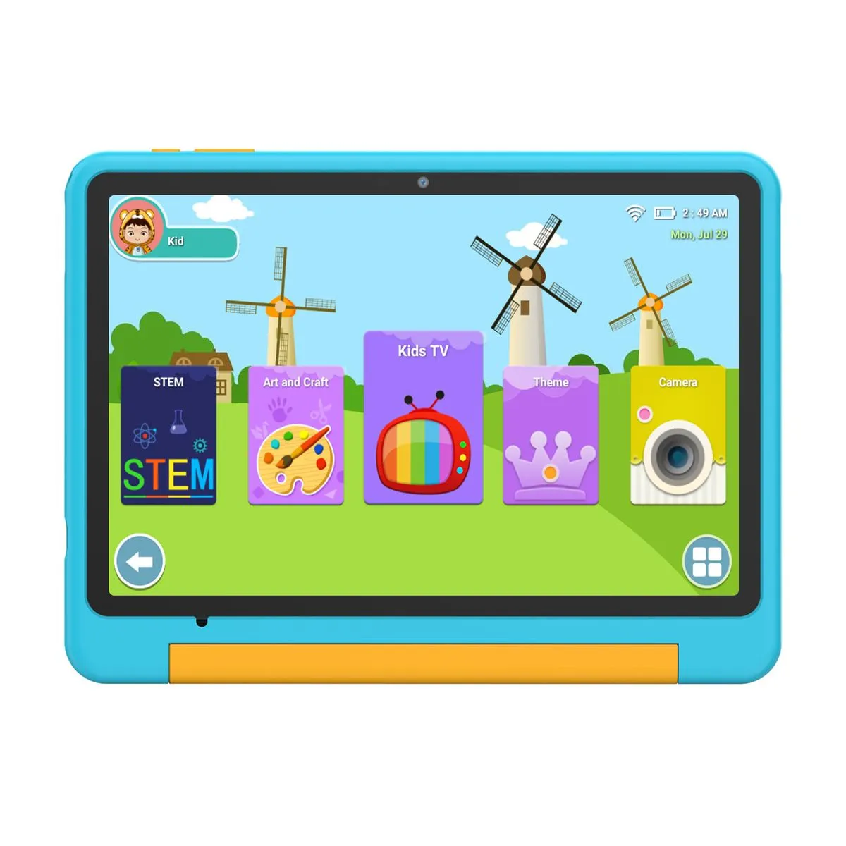 IPSTYLE 10 inch Kids Tablet - Android Parental Control, For Educational